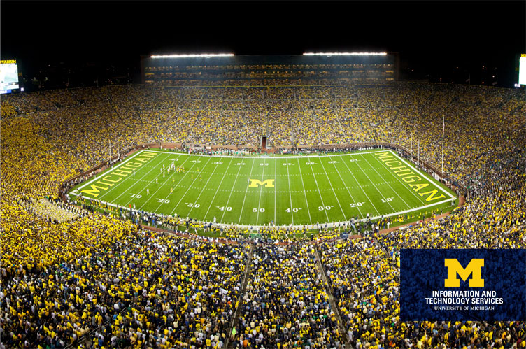 Michigan Stadium Crowd