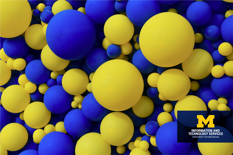 Maize & Blue Bubbles