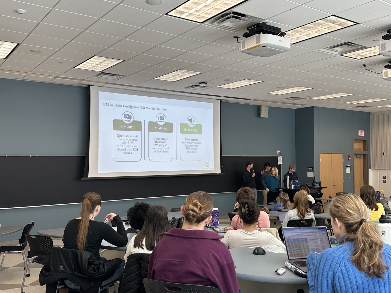 Sustainable Campus class talk about AI and sustainability