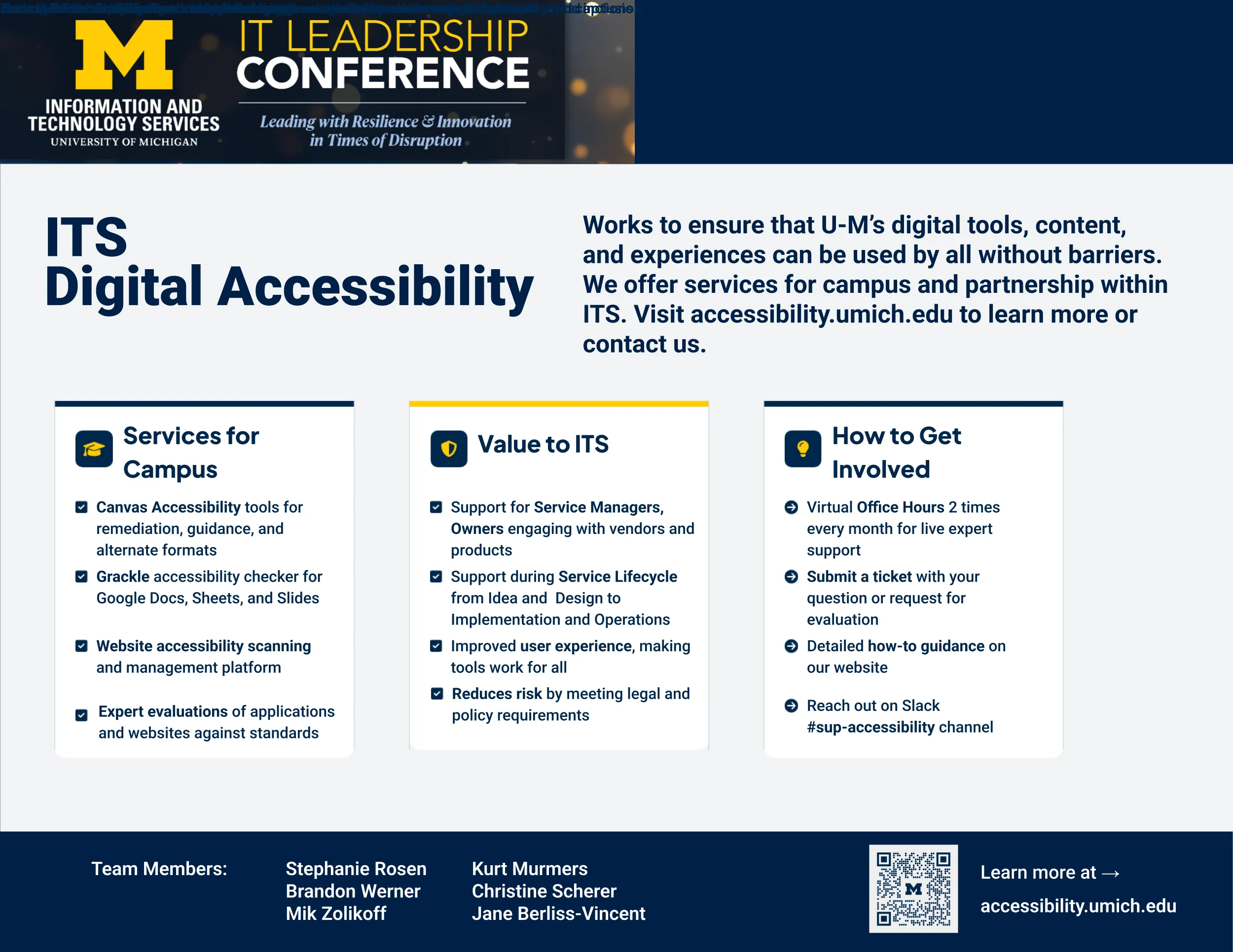 Open the Accessibility poster